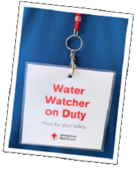 Water Watcher Card with Lanyard
