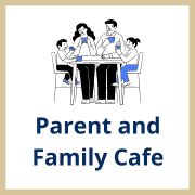 Family enjoying hot beverages