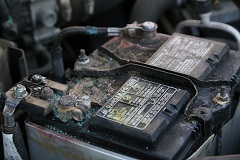 Lead car battery