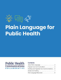Plain Language for Public Health 