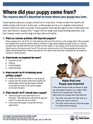 Know Where Your Puppy
