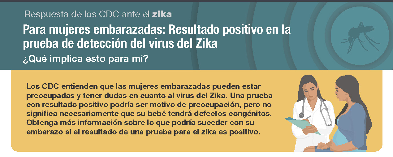 Para mujeres embarazadas: Resultado positivo en la