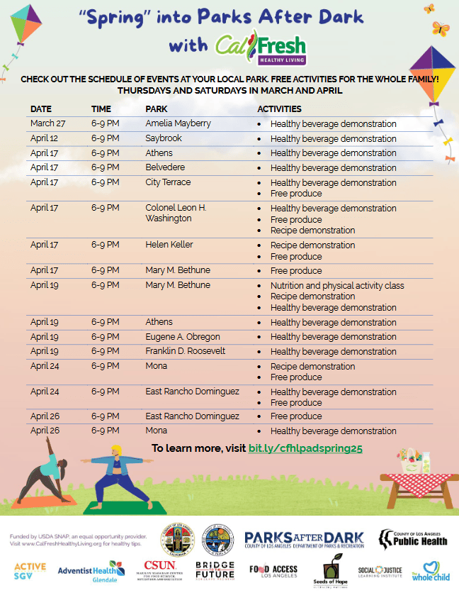 Join Parks After Dark for Family Fun