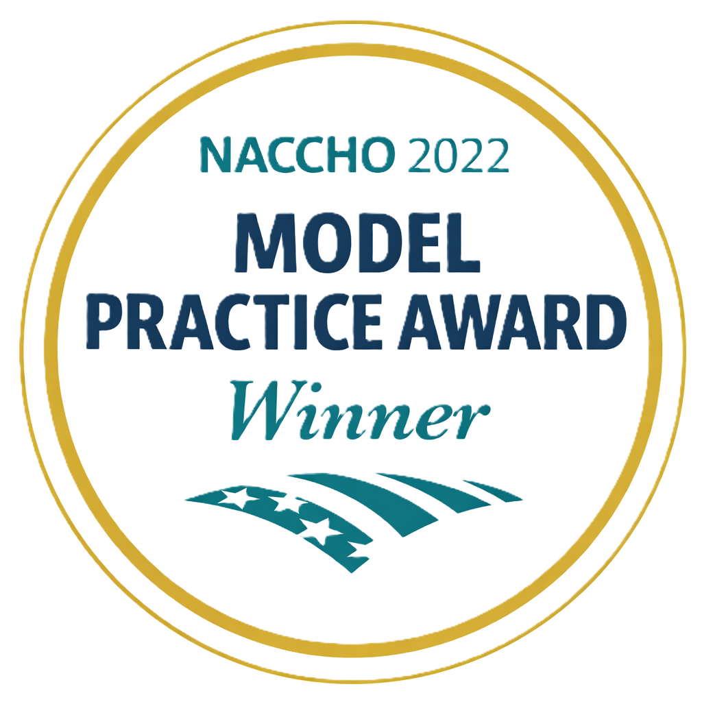 2022 NACCHO Model Practice Award logo