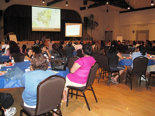 Residents of El Monte attend a community input workshop.