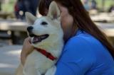 Dog and owner at Healthy Pet Expo 2016