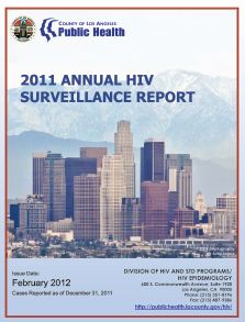 2011 Annual HIV Surveillance Report