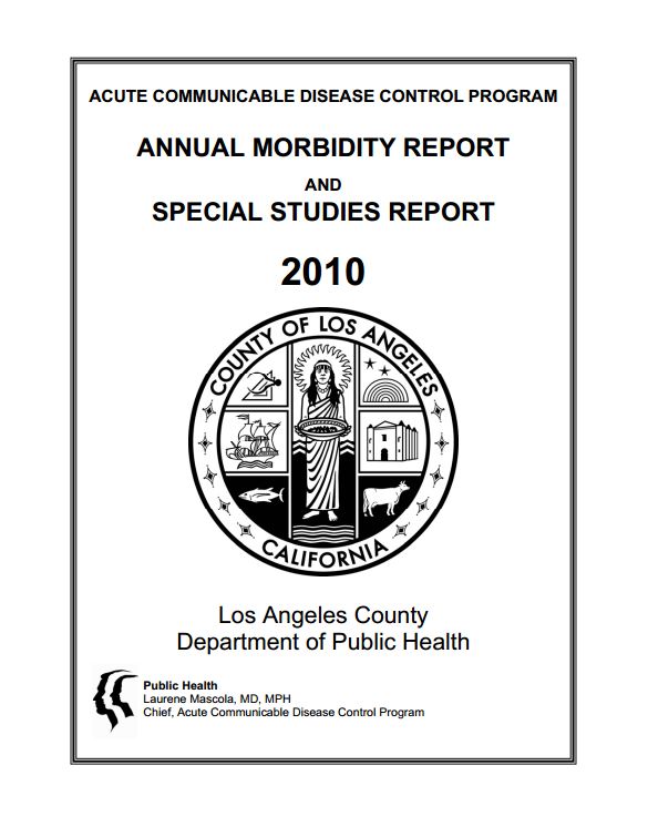 Annual Morbidity Report and Special Studies 
Report 2010