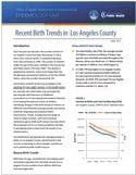 <br>Recent Birth Trends in Los Angeles County<br>